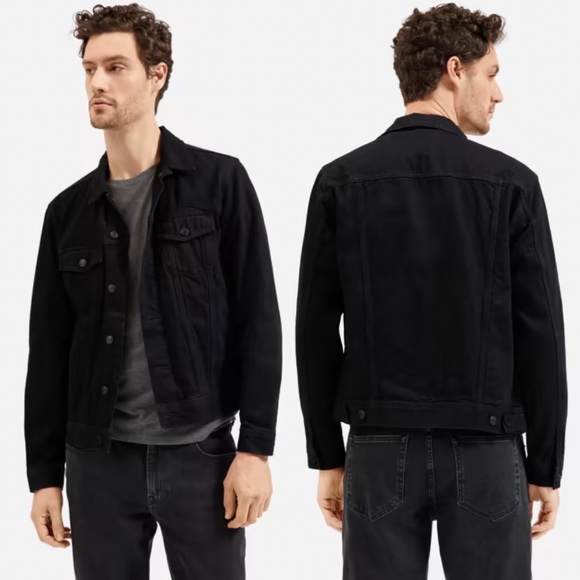 Everlane Jackets & Coats Everlane Uniform The Denim Jacket Black